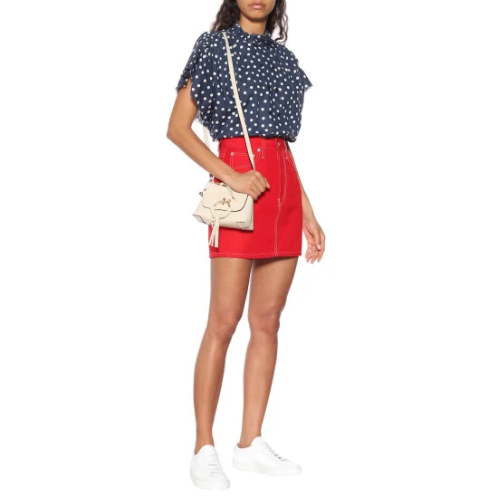 See By Chloé Joan Mini Leather Shoulder Bag - Image 4