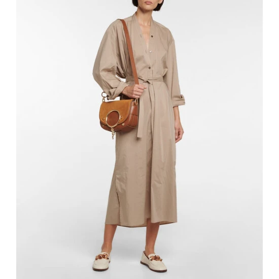 See By Chloé Mara Suede And Leather Crossbody Bag - Image 4