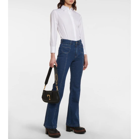 See By Chloé Mahalia Leather Platform Loafers