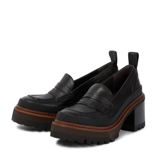 See By Chloé Mahalia Leather Platform Loafers - Image 4