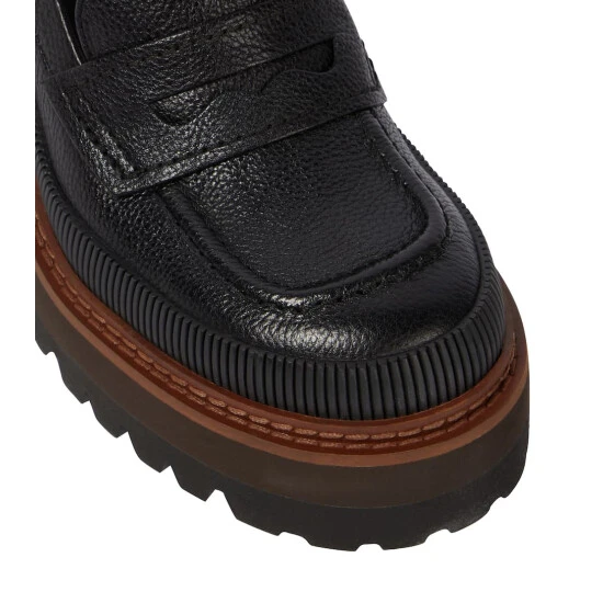 See By Chloé Mahalia Leather Platform Loafers - Image 5