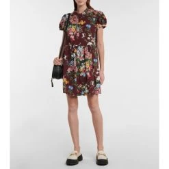 See By Chloé Floral Cotton Minidress
