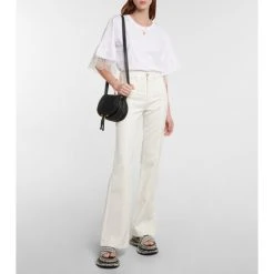 See By Chloé Embroidered Cotton T-shirt