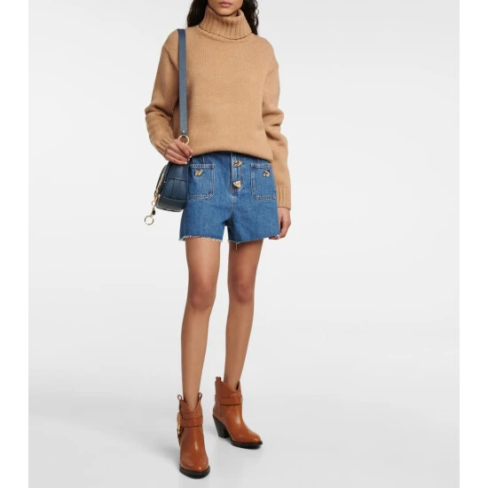 See By Chloé Hana Leather Cowboy Boots