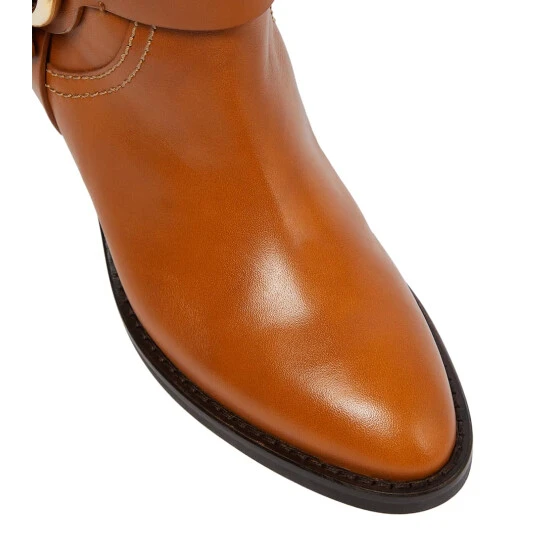 See By Chloé Hana Leather Cowboy Boots - Image 5