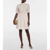 See By Chloé Smocked Georgette Minidress