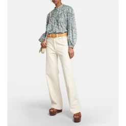 See By Chloé Hazel Leather Platform Slides