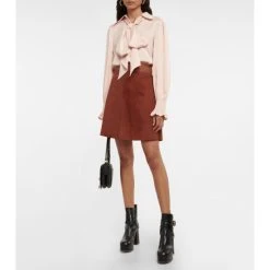 See By Chloé Suede Miniskirt