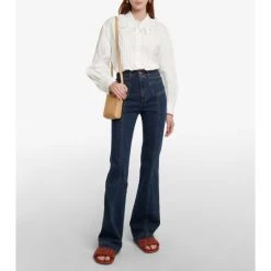 See By Chloé Ruffle-trimmed Cotton Shirt