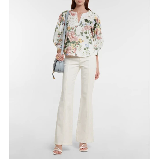 See By Chloé Floral Cotton Blouse