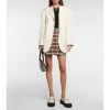 See By Chloé Checked Cotton-blend Miniskirt