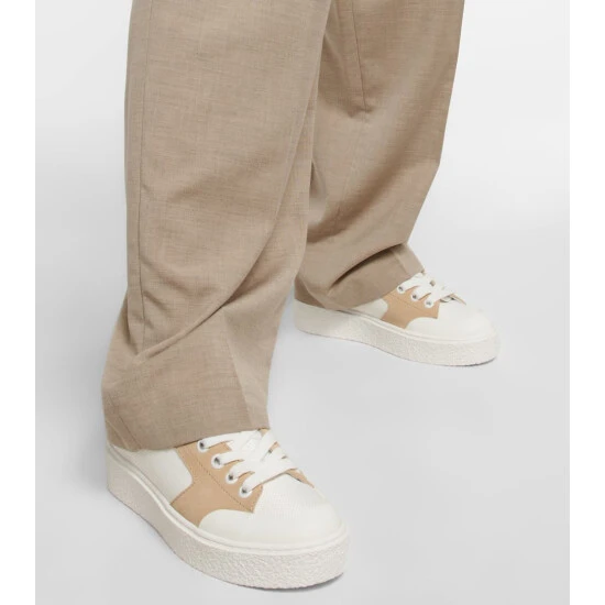 See By Chloé Essie Leather Sneakers - Image 3