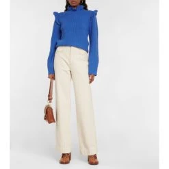 See By Chloé Frilled Wool-blend Sweater
