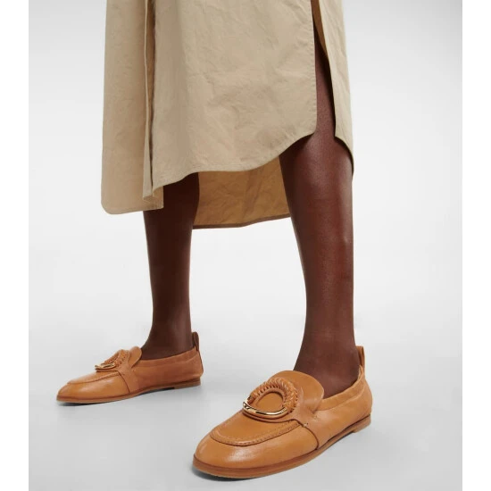 See By Chloé Hana Embellished Leather Loafers - Image 3