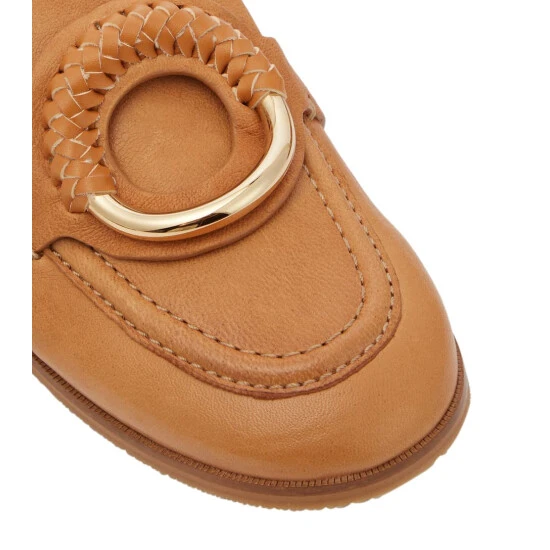 See By Chloé Hana Embellished Leather Loafers - Image 5