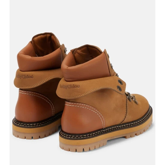 See By Chloé Eileen Leather Hiking Boots - Image 2