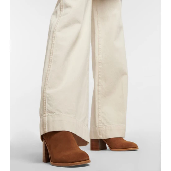 See By Chloé Lyna Suede Ankle Boots - Image 3