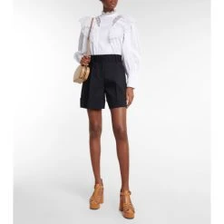 See By Chloé Cotton-blend Shorts