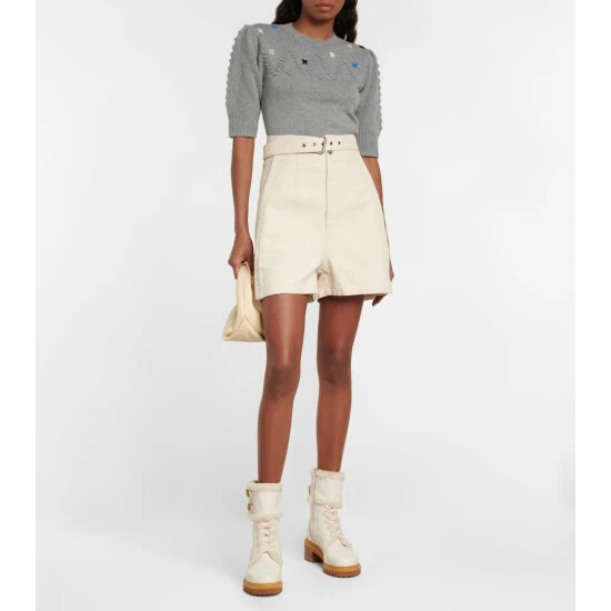 See By Chloé Embroidered Knit Sweater