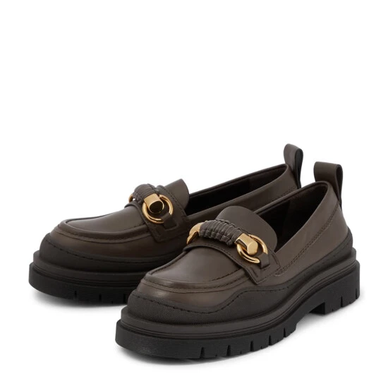 See By Chloé Lylia Embellished Leather Loafers - Image 4