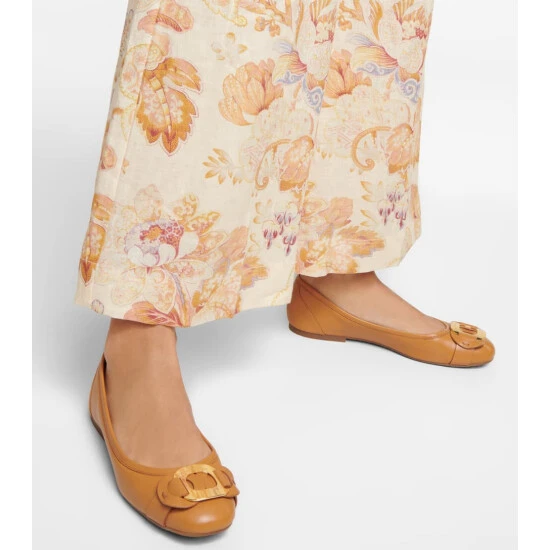 See By Chloé Chany Leather Ballet Flats - Image 3