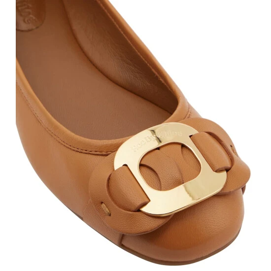 See By Chloé Chany Leather Ballet Flats - Image 5