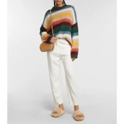 See By Chloé Faux Fur Slides