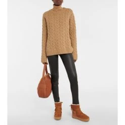 See By Chloé Charlee Leather And Suede Snow Boots