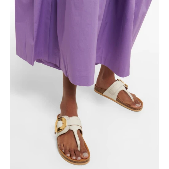 See By Chloé Chant Leather Thong Sandals - Image 3