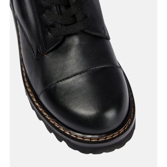 See By Chloé Mallory Leather Combat Boots - Image 5