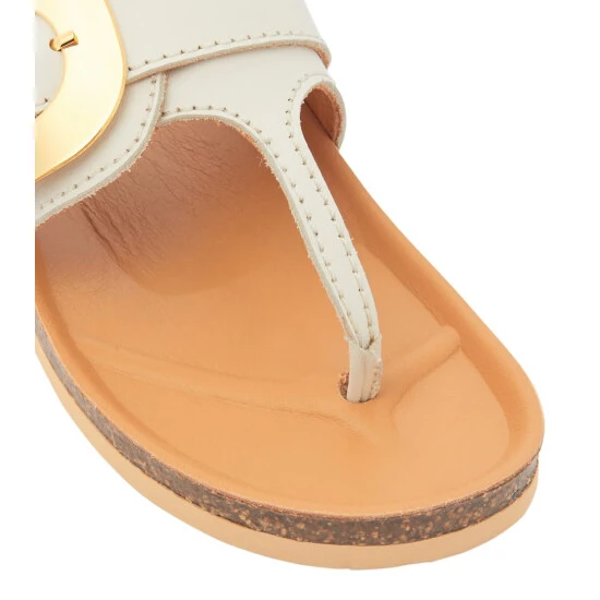 See By Chloé Chant Leather Thong Sandals - Image 5