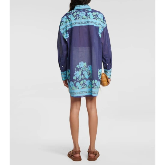 Juliet Dunn Floral Cotton Shirt - Image 2