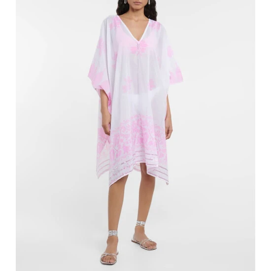 Juliet Dunn Printed Cotton Kaftan