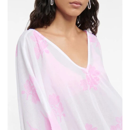 Juliet Dunn Printed Cotton Kaftan - Image 3