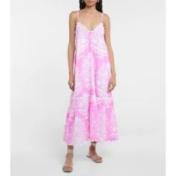 Juliet Dunn Printed Midi Dress