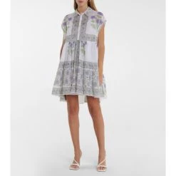 Juliet Dunn Floral Minidress