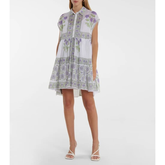 Juliet Dunn Floral Minidress