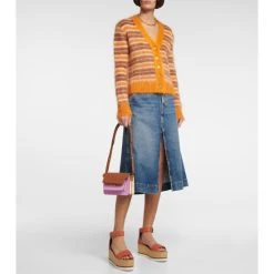 See By Chloé Glyn Leather Platform Espadrille Sandals